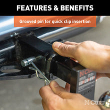 Load image into Gallery viewer, CURT 21404 1/2" Hitch Pin with Groove (1-1/4" Receiver, Zinc, Packaged)