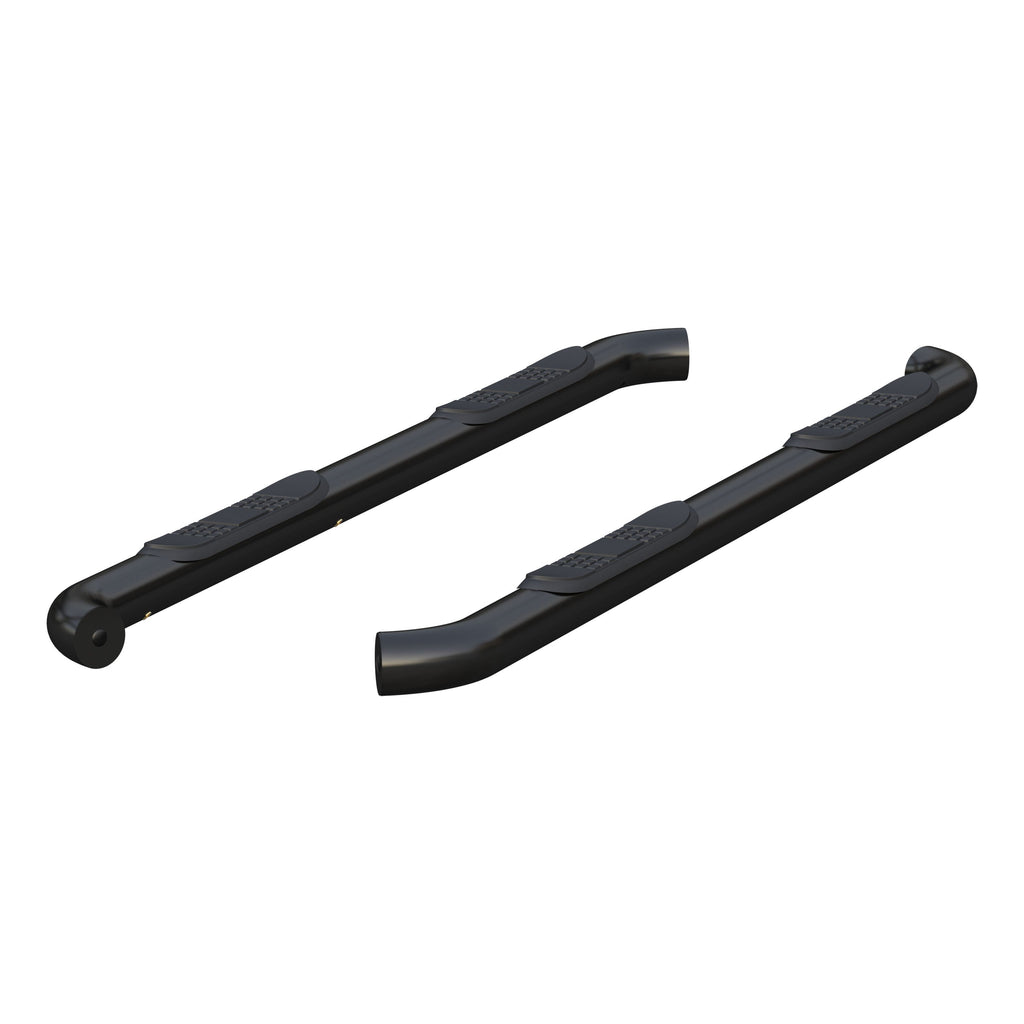 ARIES 214051 3" Round Black Stainless Side Bars, Select Chevrolet Colorado, GMC Canyon for Select Chevrolet Colorado