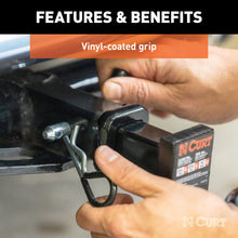 Load image into Gallery viewer, CURT 21410 1/2" Hitch Pin (1-1/4" Receiver, Zinc with Rubber Grip)