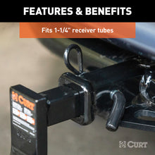 Load image into Gallery viewer, CURT 21410 1/2" Hitch Pin (1-1/4" Receiver, Zinc with Rubber Grip)