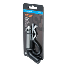 Load image into Gallery viewer, CURT 21411 1/2" Hitch Pin (1-1/4" Receiver, Zinc with Rubber Grip, Packaged)