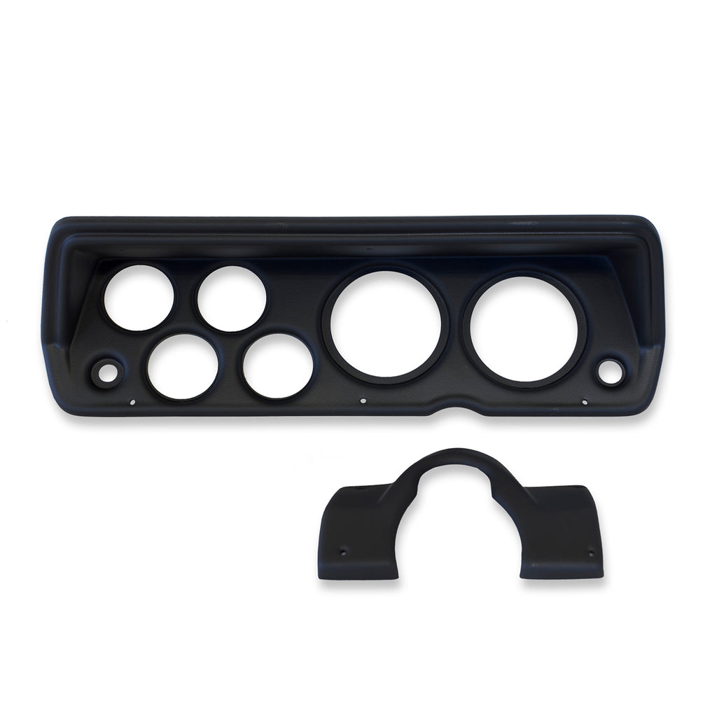 AutoMeter 7031-CH DIR FIT DSH KIT, ABODY/DUSTER/DEMON/DART 70-76, RPM/MPH/FUEL/OILP/WTMP/BAT, CHRN