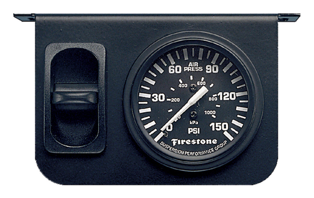 Firestone Ride-Rite WR17602149 Pneumatic Single Black Gauge