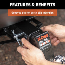 Load image into Gallery viewer, CURT 21505 5/8" Hitch Pin with Groove (2" Receiver, Zinc, Packaged)