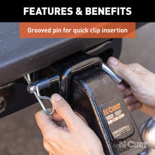 Load image into Gallery viewer, CURT 21506 Heavy-Duty 5/8" Hitch Pin with Groove (2-1/2" or 3" Receiver, Zinc, Packaged)