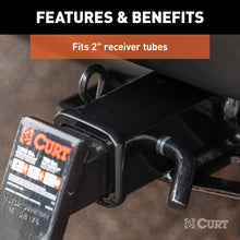 Load image into Gallery viewer, CURT 21510 5/8" Hitch Pin (2" Receiver, Zinc with Rubber Grip)