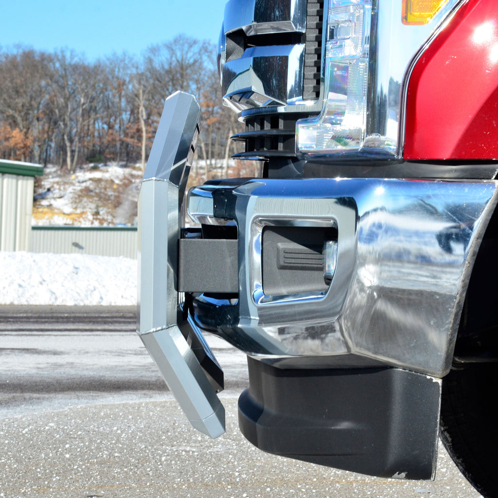 ARIES 2153003 AdvantEDGE 5-1/2in. Chrome Aluminum Bull Bar; Select Ford F250; F350; F450; F550 - Truck Part Superstore