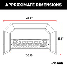 Load image into Gallery viewer, ARIES 2153103 AdvantEDGE 5-1/2in. Chrome Aluminum Bull Bar with Lights; Select Ford Super Duty - Truck Part Superstore