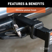 Load image into Gallery viewer, CURT 21541 1/2" Swivel Hitch Pin (1-1/4" Receiver, Chrome, Packaged)