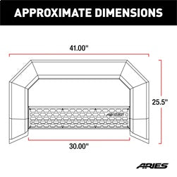 ARIES 2155001 AdvantEDGE 5-1/2in. Chrome Aluminum Bull Bar; Select Dodge; Ram 2500; 3500 - Truck Part Superstore