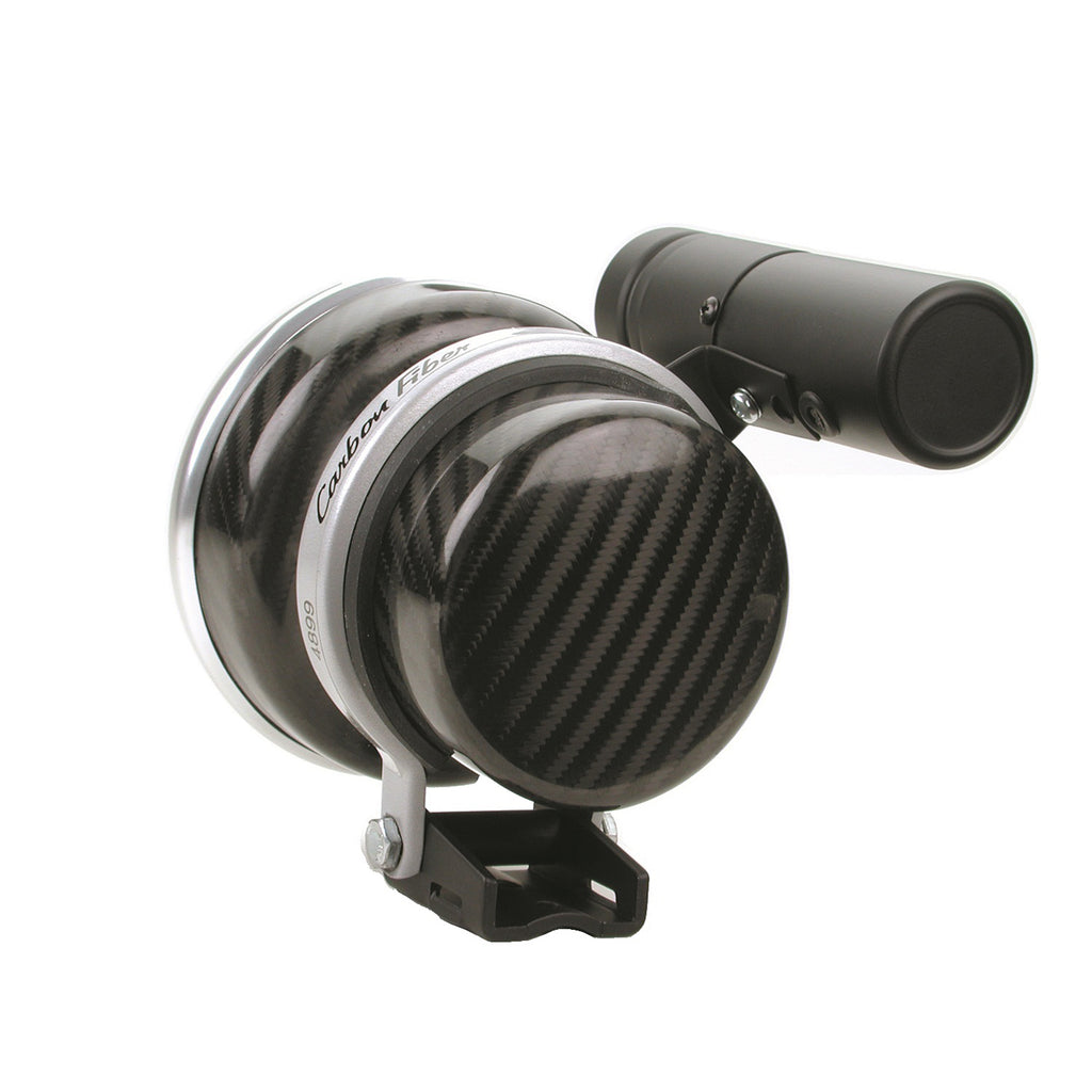 AutoMeter 2155 GAUGE COVER, FOR 5" PEDESTAL TACHOMETER, CARBON FIBER CUP