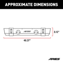 Load image into Gallery viewer, ARIES 2156000 TrailCrusher Jeep Wrangler JK Steel Front Bumper; 12.5K - Truck Part Superstore