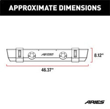Load image into Gallery viewer, ARIES 2156000 TrailCrusher Jeep Wrangler JK Steel Front Bumper; 12.5K - Truck Part Superstore