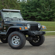 Load image into Gallery viewer, ARIES 2156001 TrailCrusher Jeep Wrangler TJ Steel Front Bumper, 9.5K for Select Jeep Wrangler