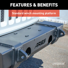 Load image into Gallery viewer, ARIES 2156002 TrailCrusher Jeep Wrangler JL, Gladiator Steel Front Bumper, 12.5K for Select Jeep Wrangler