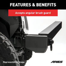 Load image into Gallery viewer, ARIES 2156002 TrailCrusher Jeep Wrangler JL, Gladiator Steel Front Bumper, 12.5K for Select Jeep Wrangler