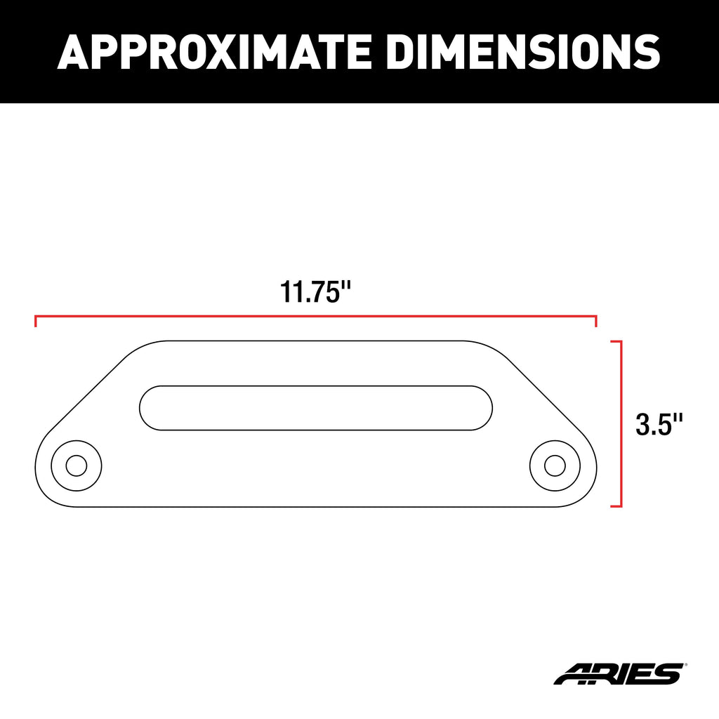 ARIES 2156070 Winch Hawse Fairlead
