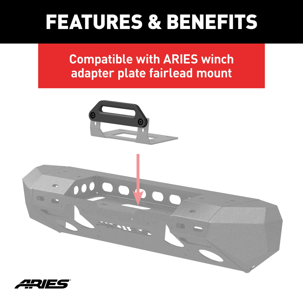ARIES 2156070 Winch Hawse Fairlead