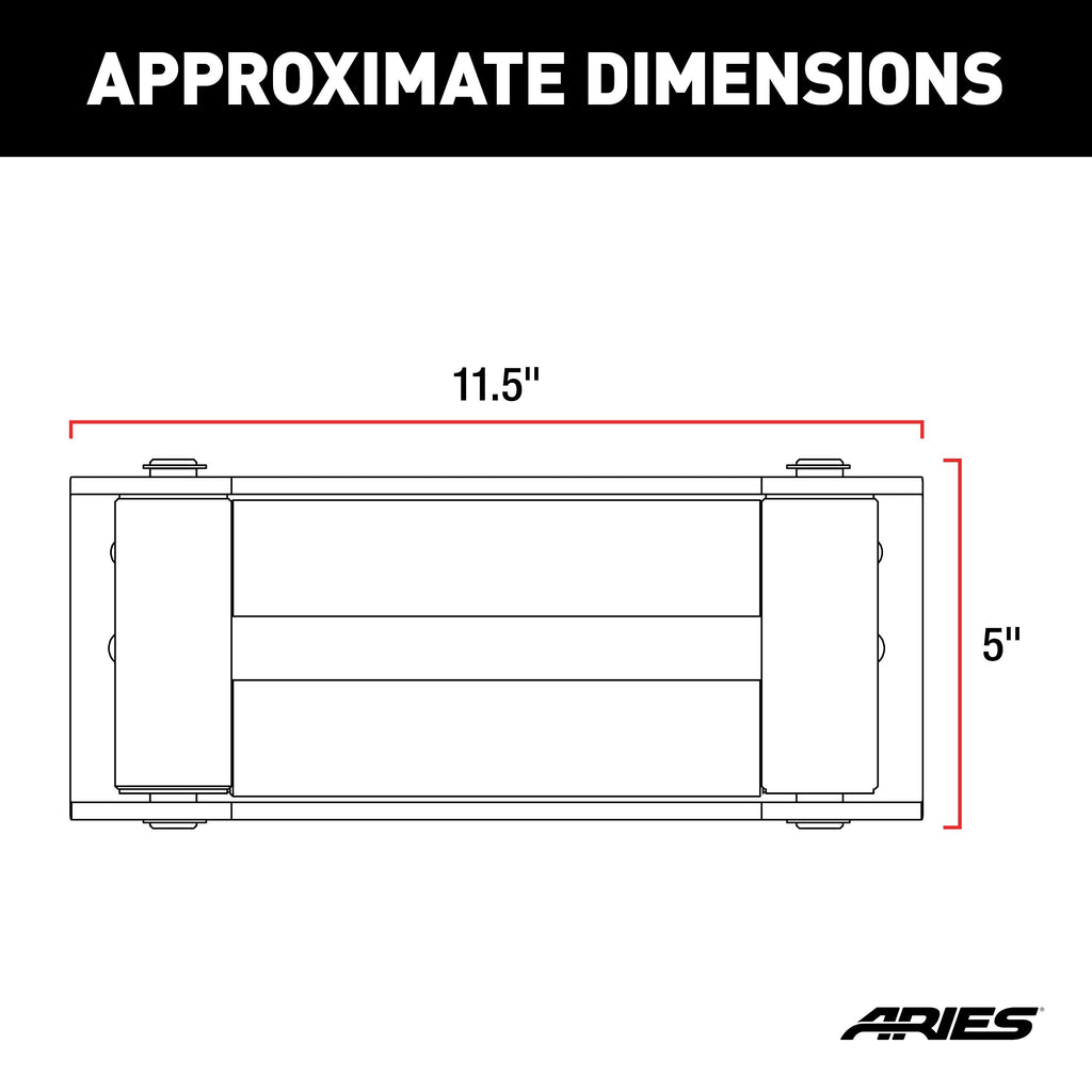 ARIES 2156071 Winch Roller Fairlead