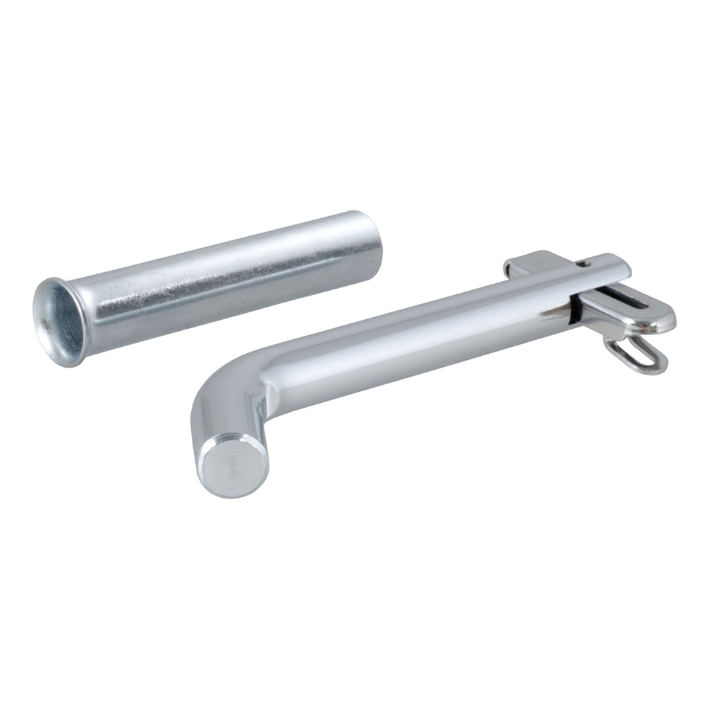 CURT 21561 1/2" Swivel Hitch Pin with 5/8" Adapter (1-1/4" or 2" Receiver, Zinc, Packaged)