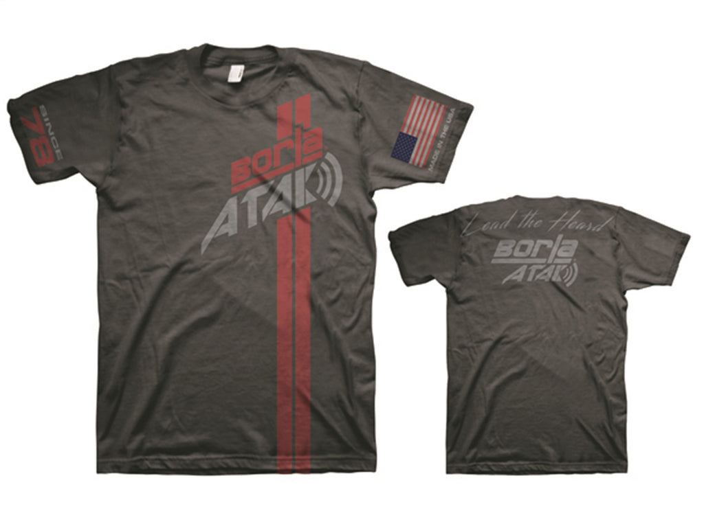 Borla 21565 Men's ATAK® Charcoal T-Shirt - 1X-Large