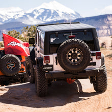Load image into Gallery viewer, ARIES 2157000 TrailCrusher Jeep Wrangler JK Steel Rear Bumper; 12.5K - Truck Part Superstore