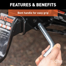 Load image into Gallery viewer, CURT 21581 5/8" Hitch Pin (2" or 2-1/2" Receiver, Zinc, Packaged)