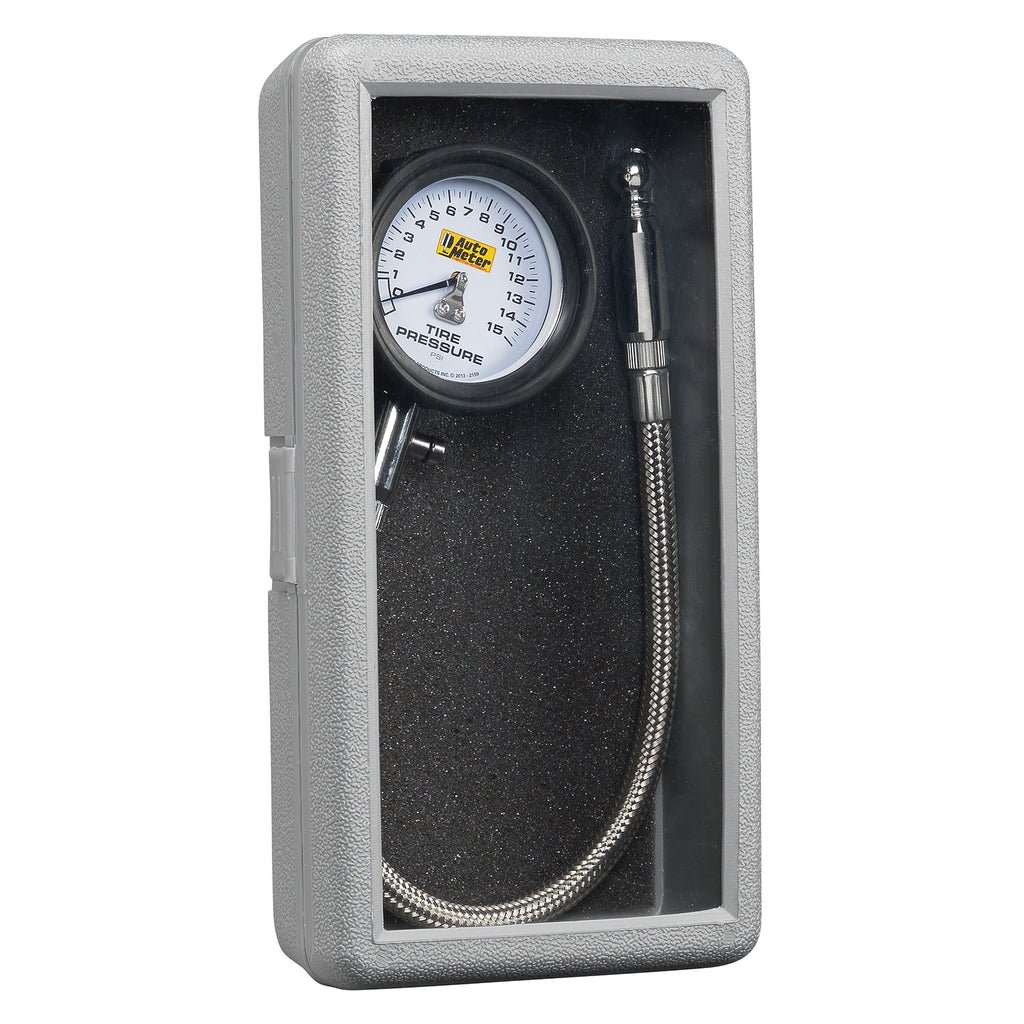 AutoMeter 2159 GAUGE, TIRE PRESSURE, 0-15PSI, ANALOG