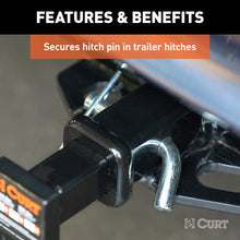 Load image into Gallery viewer, CURT 21600 Hitch Clip (Fits 1/2" or 5/8" Pin, Zinc)