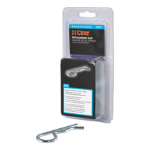 Load image into Gallery viewer, CURT 21601 Hitch Clip (Fits 1/2" or 5/8" Pin, Zinc, Packaged)