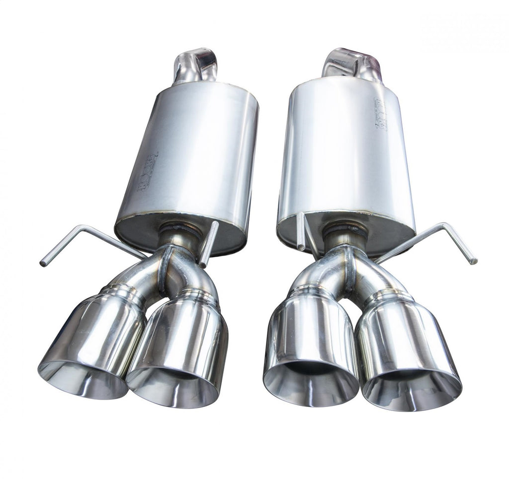 Kooks Custom Headers 21606100 2-1/2in. Axle-Back w/SS Tips. 2005-2008 Corvette. Connects to OEM Exhaust. for Select Chevrolet Corvette