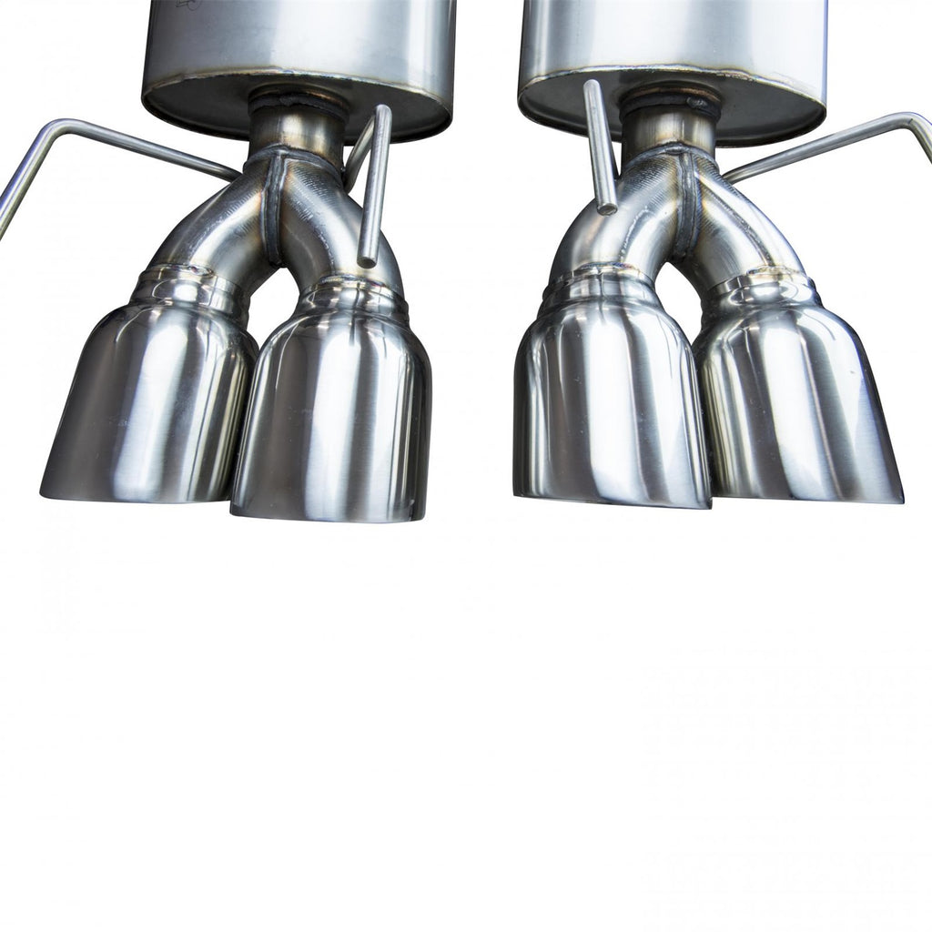 Kooks Custom Headers 21606300 2-1/2in. Axle-Back w/SS Tips. 2009-2013 Corvette. Connects to OEM Exhaust. for Select Chevrolet Corvette