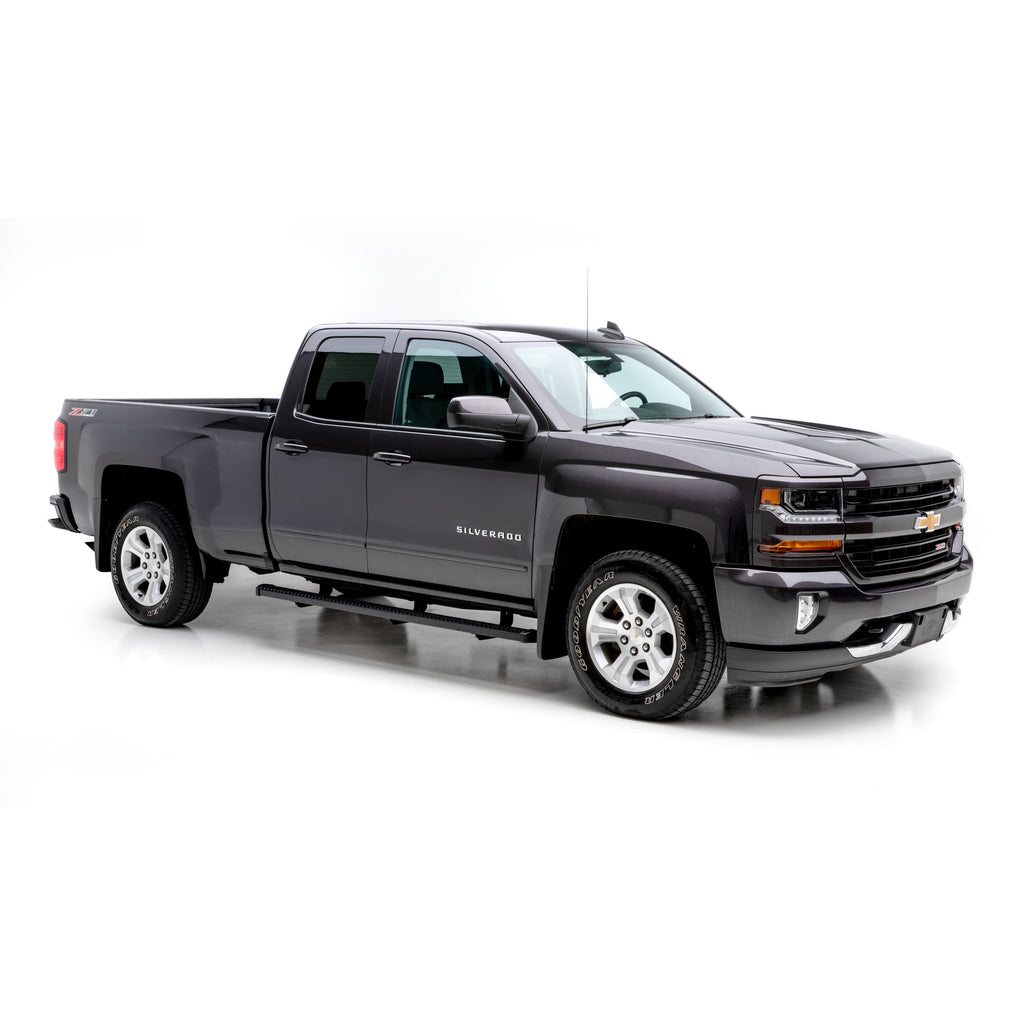 ARIES 216078 SlimGrip 5" x 78" Black Aluminum Running Boards (No Brackets) for Select Ford F-150