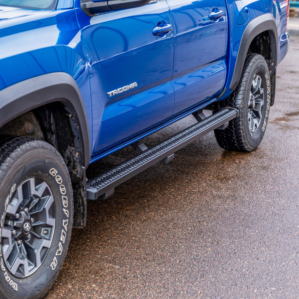 ARIES 216088 SlimGrip 5" x 88" Black Aluminum Running Boards (No Brackets) for Select Ford F-250
