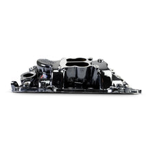 Load image into Gallery viewer, Edelbrock 2161-BP Performer 2-O Manifold for 1965-90 B/B Chevy Oval Port Heads, Black Plasma