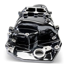 Load image into Gallery viewer, Edelbrock 2161-BP Performer 2-O Manifold for 1965-90 B/B Chevy Oval Port Heads, Black Plasma