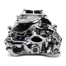 Load image into Gallery viewer, Edelbrock 2161-CP Performer 2-O Manifold for 1965-90 B/B Chevy Oval Port Heads, Chrome Plasma