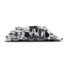 Load image into Gallery viewer, Edelbrock 2161-CP Performer 2-O Manifold for 1965-90 B/B Chevy Oval Port Heads, Chrome Plasma