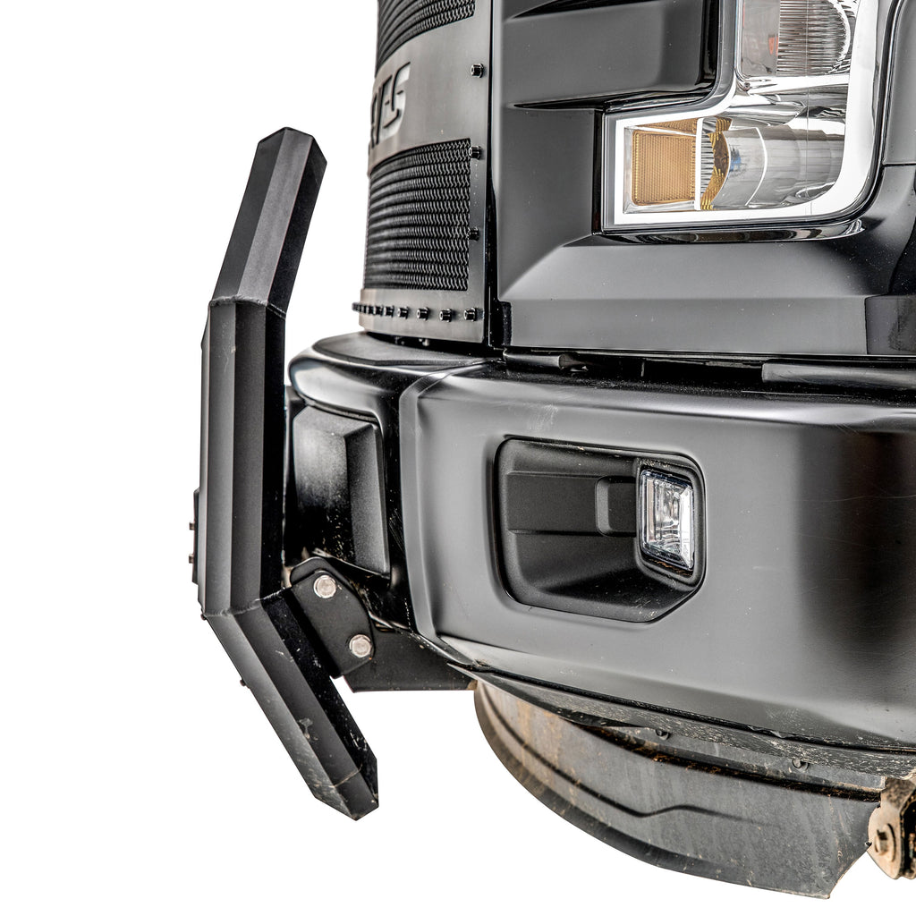 ARIES 2163100 AdvantEDGE 5-1/2in. Black Aluminum Bull Bar with Lights; Select Ford F-150 - Truck Part Superstore
