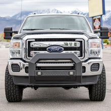 Load image into Gallery viewer, ARIES 2163103 AdvantEDGE 5-1/2in. Black Aluminum Bull Bar with Lights; Select Ford Super Duty - Truck Part Superstore