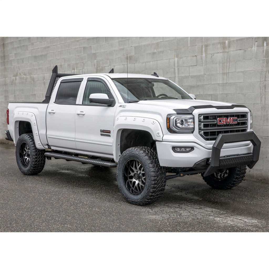 ARIES 2164001 AdvantEDGE 5-1/2in. Black Aluminum Bull Bar; Select Silverado; Sierra 2500; 3500 - Truck Part Superstore