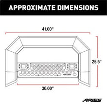 Load image into Gallery viewer, ARIES 2164103 AdvantEDGE 5-1/2in. Black Aluminum Bull Bar with Lights; Select Silverado; Sierr - Truck Part Superstore