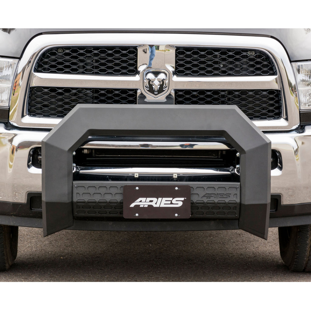 ARIES 2165001 AdvantEDGE 5-1/2in. Black Aluminum Bull Bar; Select Dodge; Ram 2500; 3500 - Truck Part Superstore