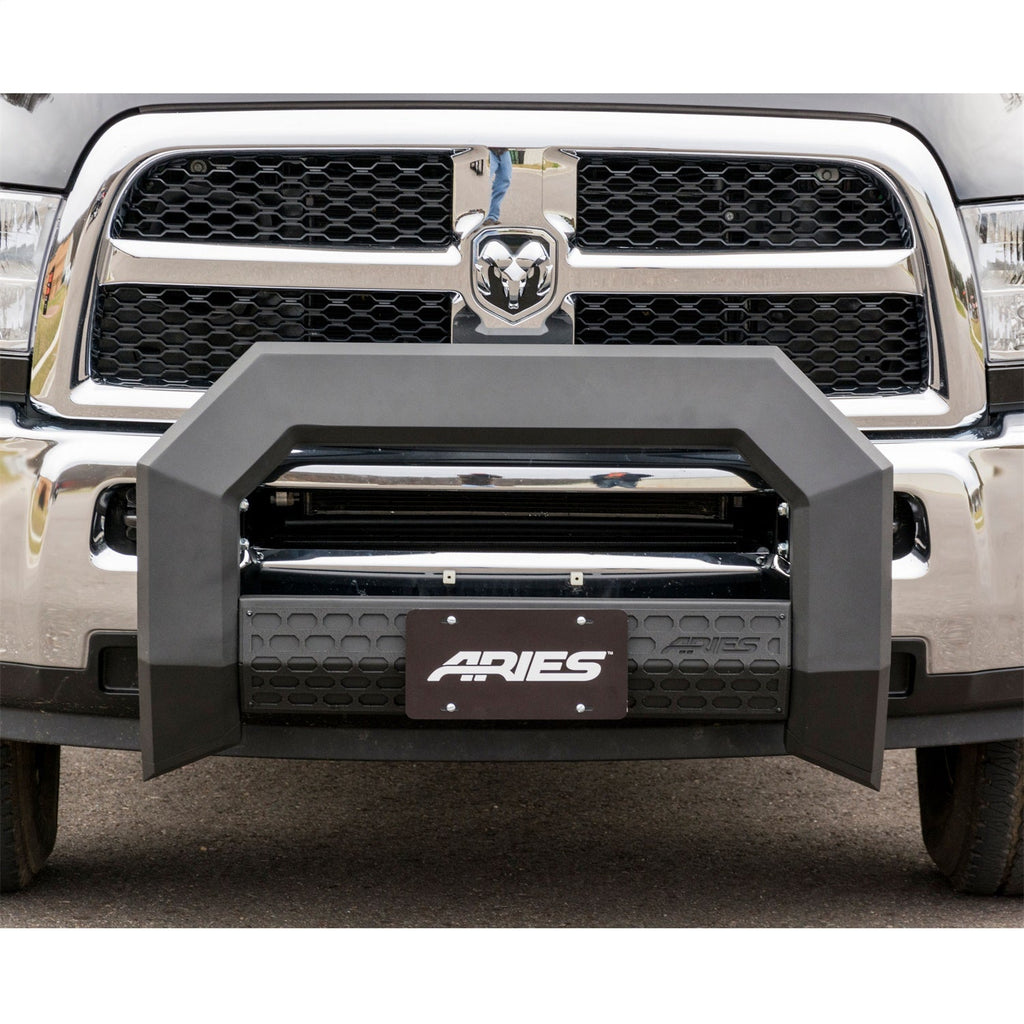 ARIES 2165001 AdvantEDGE 5-1/2in. Black Aluminum Bull Bar; Select Dodge; Ram 2500; 3500 - Truck Part Superstore