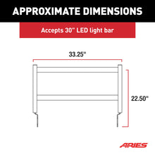 Load image into Gallery viewer, ARIES 2165200 ForeFront Black Steel Bull Bar for Ford Bronco for Select Ford Bronco