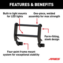 Load image into Gallery viewer, ARIES 2165200 ForeFront Black Steel Bull Bar for Ford Bronco for Select Ford Bronco