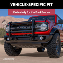 Load image into Gallery viewer, ARIES 2165200 ForeFront Black Steel Bull Bar for Ford Bronco for Select Ford Bronco