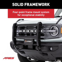 Load image into Gallery viewer, ARIES 2165200 ForeFront Black Steel Bull Bar for Ford Bronco for Select Ford Bronco
