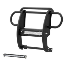 Load image into Gallery viewer, ARIES 2170000 Pro Series Black Steel Grille Guard with Light Bar; Select Jeep Wrangler JK - Truck Part Superstore
