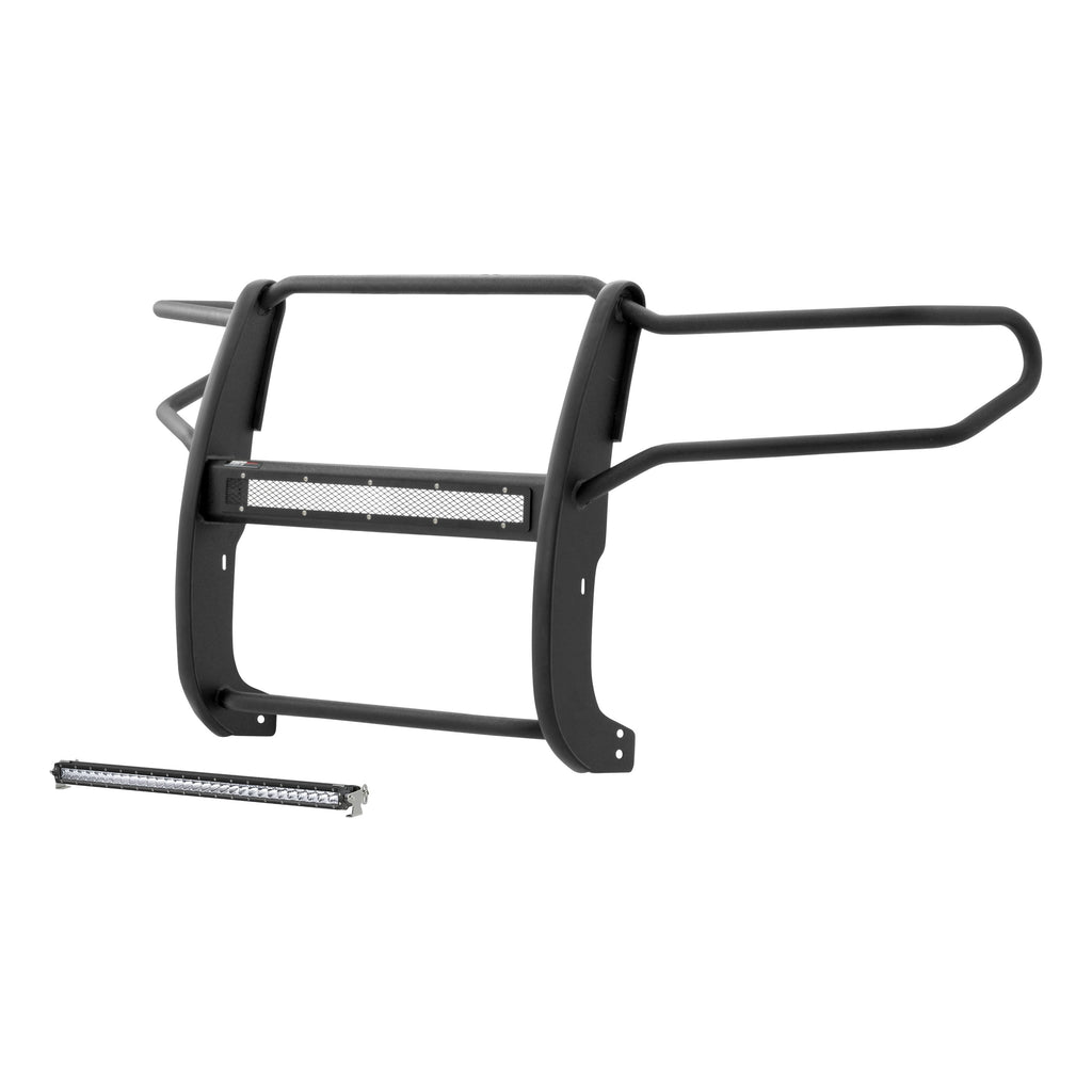 ARIES 2170004 Pro Series Black Steel Grille Guard with Light Bar, Select Sequoia, Tundra - Truck Part Superstore